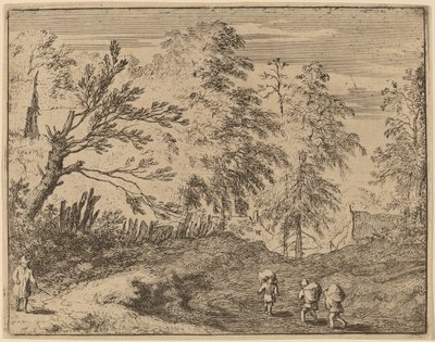 スリーポーター、おそらくc。 16451656。 作： Allart van Everdingen