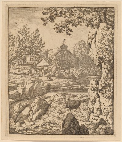 滝、おそらく c. 16451656。 作： Allart van Everdingen