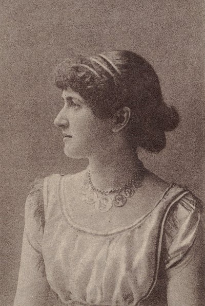 キティ・ウェルチ、バージニア・ブライツ・シガレットを宣伝する女優シリーズ N67 の..., ca. 1888年。 作： Allen and Ginter