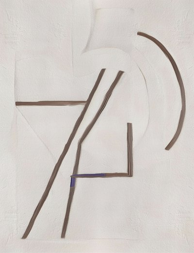 抽象的な幾何学的構成 作： Alma