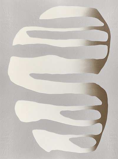 抽象的なグラデーションの形状 作： Alma