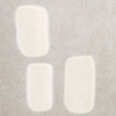 クリーム色のテクスチャーを施した形状 作： Alma