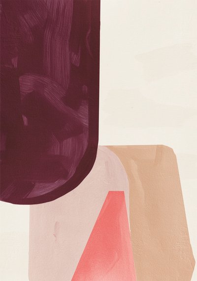 曲線的な抽象的な形態 作： 