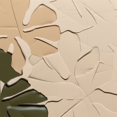 流れるようなフォルムと柔らかな質感 作： Alma