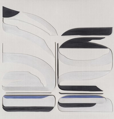 モダンな抽象的な形 作： Alma