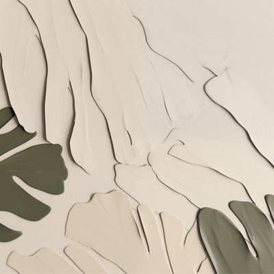 控えめな植物のモチーフ 作： Alma