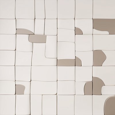 ニュートラルな幾何学的なレリーフ 作： Alma