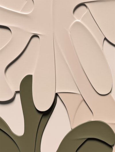 有機的な層状形態 作： Alma