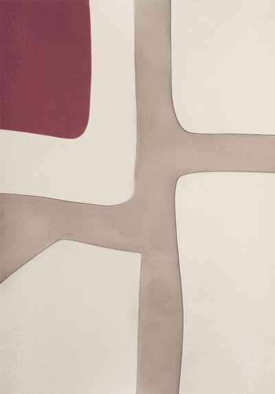 穏やかな抽象幾何学 作： 