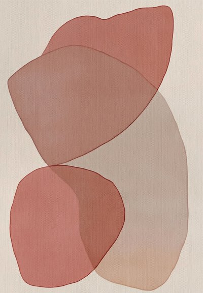 柔らかな有機的なフォルム 作： Alma