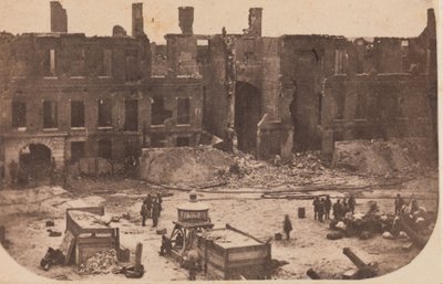 フォート サムターの避難、1861 年 4 月、1861 年 4 月。 作： Alma A. Pelot.