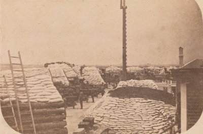 フォート サムターの避難、1861 年 4 月、1861 年 4 月。 作： Alma A. Pelot.