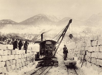 1897年に着工されたヴォルヒナー・トンネル。1905年撮影（写真） 作： Alois Beer