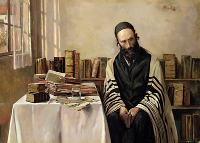書斎のラビ 作： Alois Heinrich Priechenfried