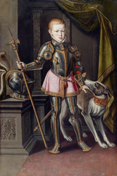 Sebastien Ier (1554-1578) - Sebastian of Portugal - King Sebastian I of Portugal - by Sanchez Coello, Alonso (1531-1588) Art History Museum, Vienne ©FineArtImage/Leemage 作： Alonso Sánchez Coello