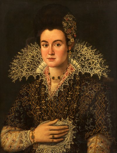 女性の肖像 作： Alonso Sánchez Coello