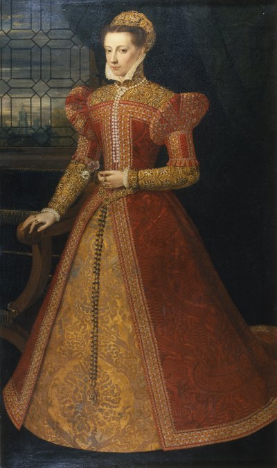 無名の女性の肖像」1575年頃（油彩・キャンバス 作： Alonso Sánchez Coello