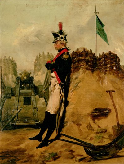 ニューヨーク砲兵の制服を着たアレクサンダーハミルトン（1757-1804） 作： Alonzo Chappel