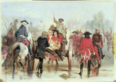 1755年7月9日、1865年、ブラドックス・リトリート 作： Alonzo Chappel