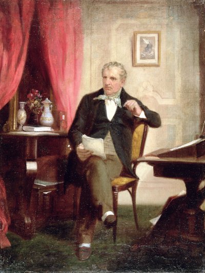 ジェームズ・フェニモア・クーパー（1789-1851）（保存後） 作： Alonzo Chappel