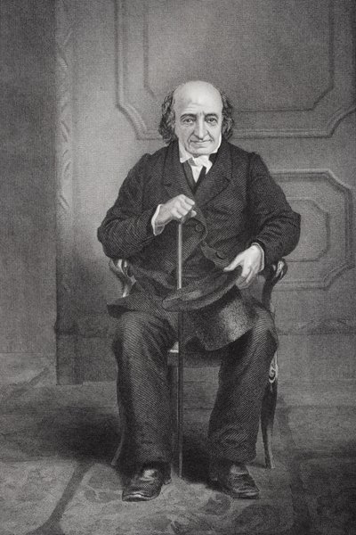 アルバート・ガラティンの肖像（1761-1849）（リソ） 作： Alonzo Chappel