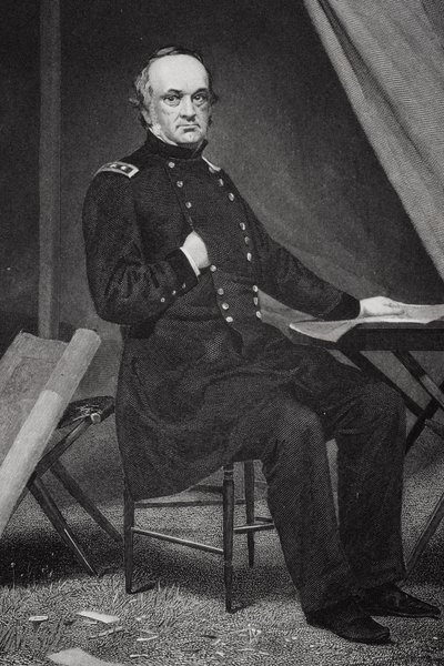 ヘンリー・ウェイガー・ハレックの肖像（1815-72） 作： Alonzo Chappel