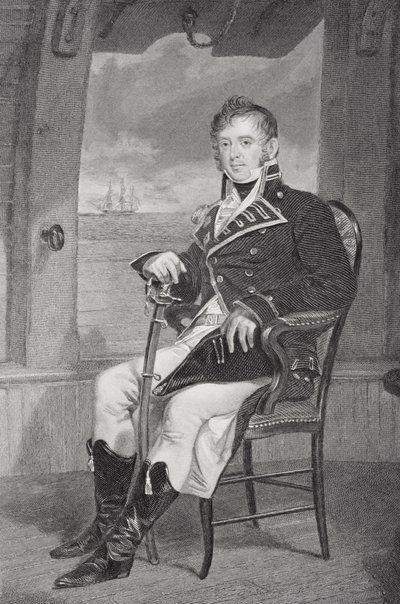 ジェームス・ローレンスの肖像（1781-1813）（リソ） 作： Alonzo Chappel