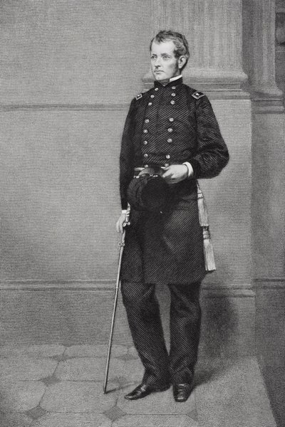 ジョセフ・フッカーの肖像（1814-79） 作： Alonzo Chappel