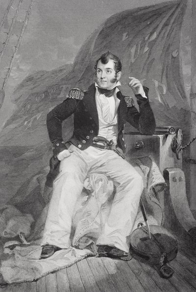 オリバーハザードペリーの肖像（1785〜1819年） 作： Alonzo Chappel