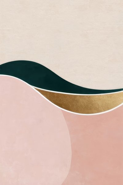 ピンクとゴールドの波 作： Alpenglow Workshop