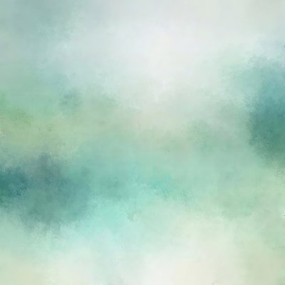 穏やかなパステル調の抽象画 作： Alpenglow Workshop