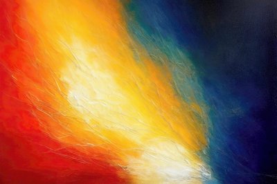 鮮やかな抽象的な色彩の爆発 作： Alpenglow Workshop