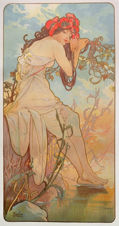 次のアーティストによるアート作品 Alphonse Mucha