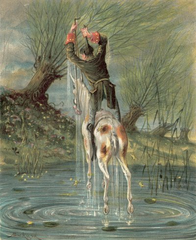 ミュンヒハウゼン男爵の冒険（クロモリト） 作： Alphonse Adolphe Bichard