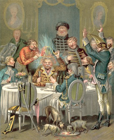 ミュンヒハウゼン男爵の冒険（クロモリト） 作： Alphonse Adolphe Bichard