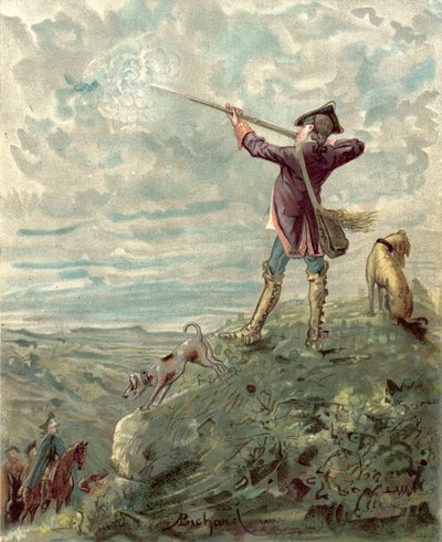 ミュンヒハウゼン男爵の冒険（クロモリト） 作： Alphonse Adolphe Bichard