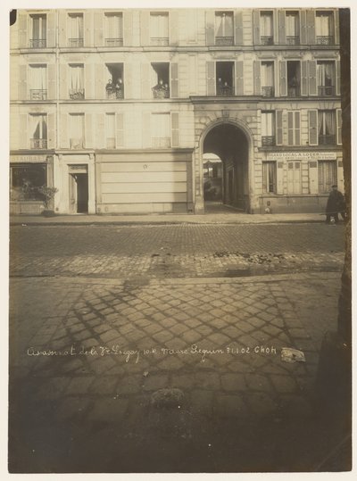 建物外観 作： Alphonse Bertillon