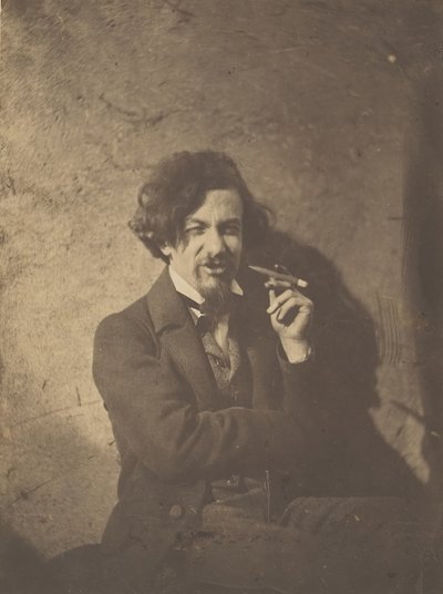 ギュスターヴ・ルグレイ、1854年。 作： Alphonse Delaunay