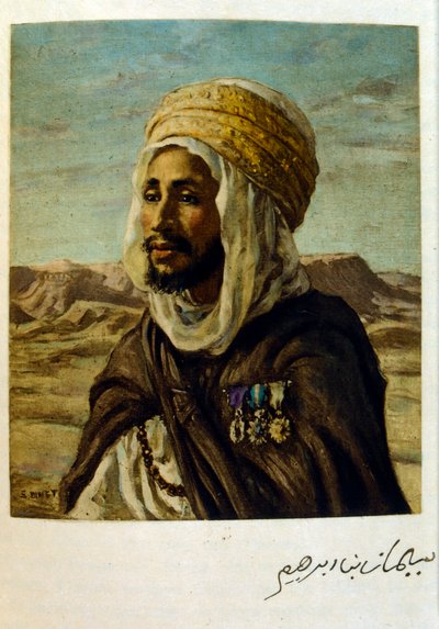 「Mirages」Scenes of Arab life の Dinet によるイラスト。 1906年。ミラージュ、シーン・デ・ラ・ヴィ・アラブは、エティエンヌ・ディネットによってイラストが描かれ、シルマン・ベン・イブラヒム・バーマーによる解説が付けられました。 Nasreddine Dinet は、Alphonse-Étienne Dinet として生まれました。 (1861-1929) はフランスの東洋人でした 作： Alphonse Etienne Dinet