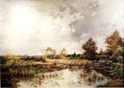 その湖 作： Alphonse Henri Mazard
