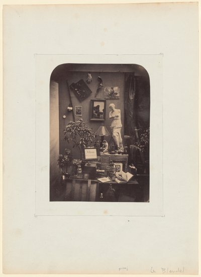 ワークショップの装飾、静物 作： Alphonse Le Blondel