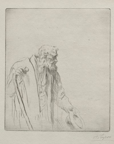 乞食。 作： Alphonse Legros