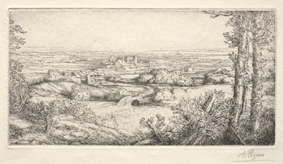 ブルゴーニュの谷 作： Alphonse Legros