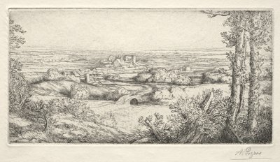 ブルゴーニュの谷 作： Alphonse Legros