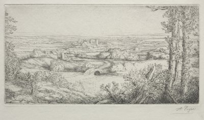 ブルゴーニュの谷 作： Alphonse Legros