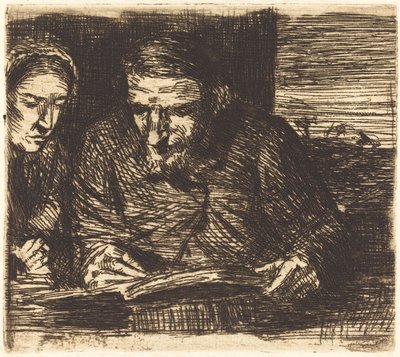 会計簿 作： Alphonse Legros
