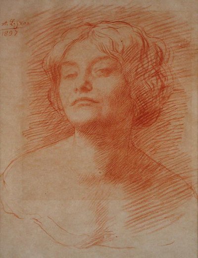 Alice Knewstub 作： Alphonse Legros