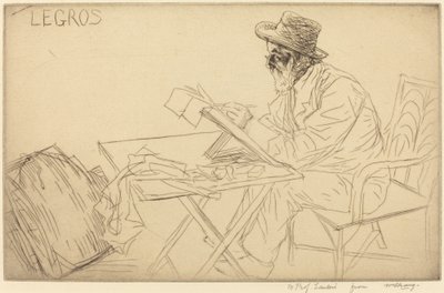 アルフォンス・ルグロのスケッチ. 作： Alphonse Legros