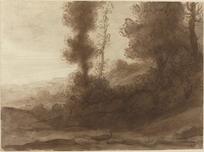 丘のふもとで 作： Alphonse Legros
