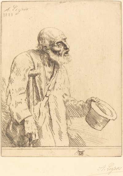 乞食 (乞食) 作： Alphonse Legros